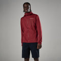 Dark Maple Montane Men's Protium CP Hooded Fleece Jacket Model Front MPCPHDAM