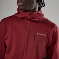 Dark Maple Montane Men's Protium CP Hooded Fleece Jacket Model 4 MPCPHDAM