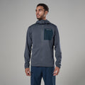 Dark Sky Montane Men's Protium CP Hooded Fleece Jacket Model Front MPCPHDAS