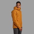 Amber Montane Men's Phase Lite Waterproof Jacket Model Back MPLJAAMB