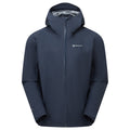 Eclipse Blue Montane Men's Phase Lite Waterproof Jacket Front MPLJAECL