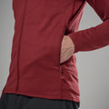Dark Maple Montane Men's Protium Lite Hooded Fleece Jacket Model 5 MPOLHDAM