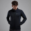Black Montane Men's Protium Hooded Fleece Jacket Model 4 MPRHOBLA