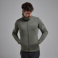 Caper Montane Men's Protium Hooded Fleece Jacket Model 4 MPRHOCAP