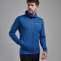 Neptune Blue Montane Men's Protium Hooded Fleece Jacket Model 4 MPRHONEP