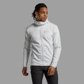 Powder Montane Men's Protium Hooded Fleece Jacket Model Front MPRHOPOW