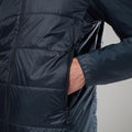 Eclipse Blue Montane Men's Prism Hooded Insulated Jacket Model 5 MPRJHECL