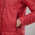 Hot Chilli Red Montane Men's Prism Hooded Insulated Jacket Model 4 MPRJHHOT