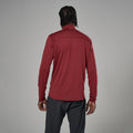 Dark Maple Montane Men's Protium Lite Pull On Fleece Model Back MPRLPDAM