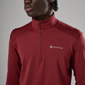 Dark Maple Montane Men's Protium Lite Pull On Fleece Model 3 MPRLPDAM