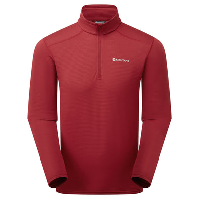 Dark Maple Montane Men's Protium Lite Pull On Fleece Front MPRLPDAM
