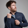 Eclipse Blue Montane Men's Protium Lite Pull On Fleece Model 4 MPRLPECL