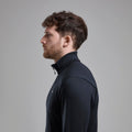 Black Montane Men's Protium Fleece Jacket Model 3 MPRMJBLA