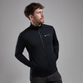 Black Montane Men's Protium Fleece Jacket Model 4 MPRMJBLA