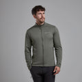 Caper Montane Men's Protium Fleece Jacket Model Front MPRMJCAP