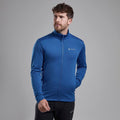 Neptune Blue Montane Men's Protium Fleece Jacket Model 4 MPRMJNEP