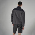 Midnight Grey Montane Men's Roco Fleece Jacket Model Back MROJAMNG