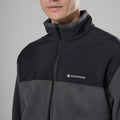 Midnight Grey Montane Men's Roco Fleece Jacket Model 4 MROJAMNG
