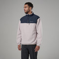 Oyster Montane Men's Roco Fleece Pull On Model Front MROPOOYS