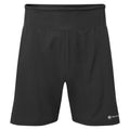 Black Montane Men's Slipstream 7" Trail Running Shorts Front MS7SHBLA
