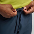 Eclipse Blue Montane Men's Slipstream Twin Skin Running Shorts Model 5 MSTSSECL