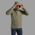 Caper Montane Men's Tenacity Hooded Softshell Jacket Model 6 MTENHCAP