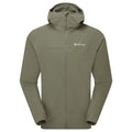 Caper Montane Men's Tenacity Hooded Softshell Jacket Front MTENHCAP