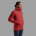 Dark Maple Montane Men's Tenacity Hooded Softshell Jacket Model 3 MTENHDAM