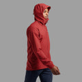 Dark Maple Montane Men's Tenacity Hooded Softshell Jacket Model 6 MTENHDAM