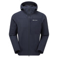 Eclipse Blue Montane Men's Tenacity XT Hooded Softshell Jacket Front MTEXHECL