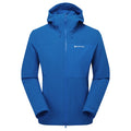 Neptune Blue Montane Men's Tenacity XT Hooded Softshell Jacket Front MTEXHNEP