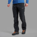 Black Montane Men's Terra XT Pants Model Front MTEXLBLA