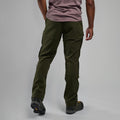Oak Green Montane Men's Terra XT Pants Model Back MTEXLOAK