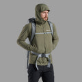Caper Montane Men's Tenacity Nano Hooded Softshell Jacket Model 4 MTNNHCAP