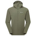 Caper Montane Men's Tenacity Nano Hooded Softshell Jacket Front MTNNHCAP