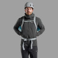 Midnight Grey Montane Men's Tenacity Nano Hooded Softshell Jacket Model 4 MTNNHMNG