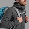 Midnight Grey Montane Men's Tenacity Nano Hooded Softshell Jacket Model 5 MTNNHMNG