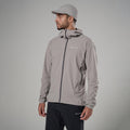 Ridge Montane Men's Tenacity Nano Hooded Softshell Jacket Model Front MTNNHRID