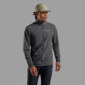 Midnight Grey Montane Men's Tenacity Nano Softshell Jacket Model Front MTNNJMNG