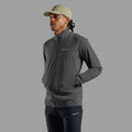 Midnight Grey Montane Men's Tenacity Nano Softshell Jacket Model 3 MTNNJMNG