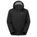 Black Montane Men's Torren Waterproof Jacket Front MTOJABLA