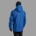 Neptune Blue Montane Men's Torren Waterproof Jacket Model Back MTOJANEP
