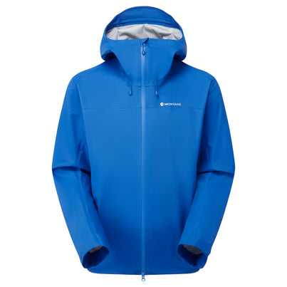 Neptune Blue Montane Men's Torren Waterproof Jacket Front MTOJANEP
