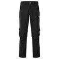Black Montane Men's Terra Pants Front MTPNLBLA