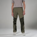 Caper Montane Men's Terra Pants Model Front MTPNLCAP