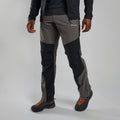 Graphite Montane Men's Terra Pants Model Front MTPNSGRA