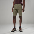 Caper Montane Men's Tenacity Softshell Shorts Model Front MTSHOCAP