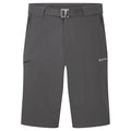 Midnight Grey Montane Men's Tenacity Softshell Shorts Front MTSHOMNG
