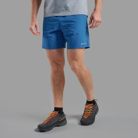 Neptune Blue Montane Men's Volantis 7" Shorts Front MVO7SNEP