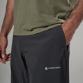 Midnight Grey Montane Men's Volantis Softshell Pants Model 5 MVOLSMNG